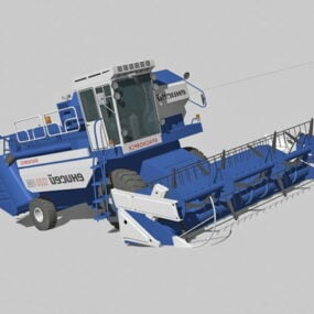 Industrial Machine Combine Harvester 3d model