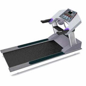 Mesin Treadmill Komersial Gym model 3d