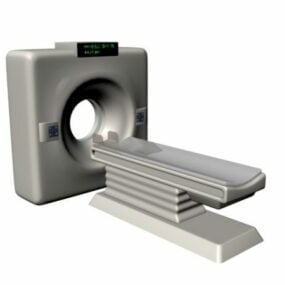 Modelo 3d de tomógrafo computadorizado de equipamento hospitalar