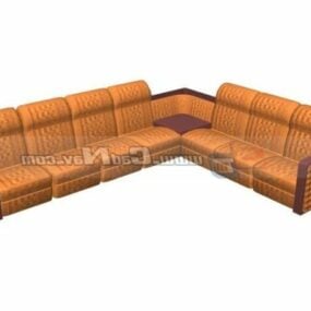 Modelo 3D do grupo de sofás Conner de móveis