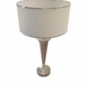 Lámpara de mesa para el hogar con sombra contemporánea modelo 3d