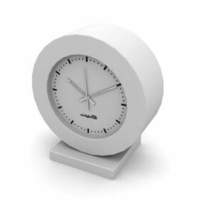 Σύγχρονο απλό επιτραπέζιο ρολόι τρισδιάστατο μοντέλο