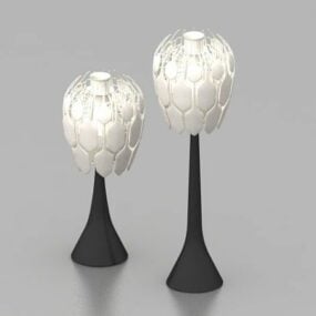 Projekt domu Współczesne lampy stołowe Model 3D