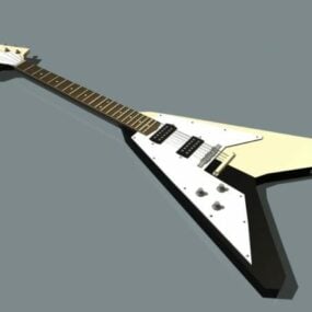 Cooles E-Gitarren-3D-Modell