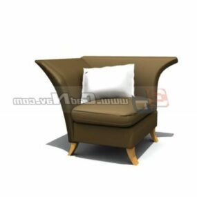 Canapé d'angle simple modèle 3D