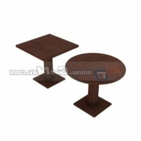 Furniture Corner And Side Table 3d model