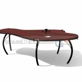 Modelo 3D de móveis de mesa modernos do Conselho