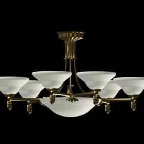 Country Home Chandeliers Lighting 3d model
