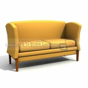 Courting Bench Sofa Furniture 3d model