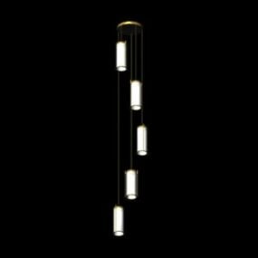 Home Crystal Led Column Light 3d model