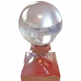 3д модель настольной лампы Crystal Ball Modern