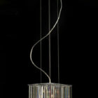 Lampe à Suspension Cube en Cristal Vintage
