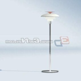 Modello 3d di progettazione dell'illuminazione da pavimento in cristallo