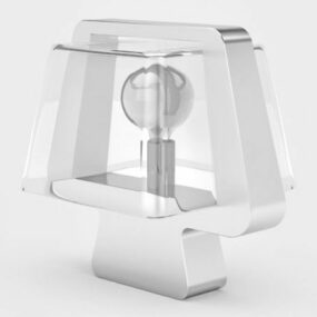 3D model domácí křišťálové stolní lampy