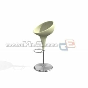 3D model hrnkového nábytku barové stoličky