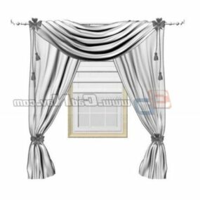 Window Curtain Antependium 3d model