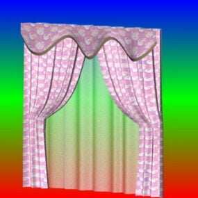 Window Curtains 3d model