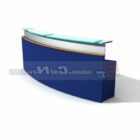 Curved Office Reception Desk