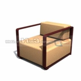 Πολυθρόνα μαξιλαριού σπιτιού επίπλων 3d μοντέλο