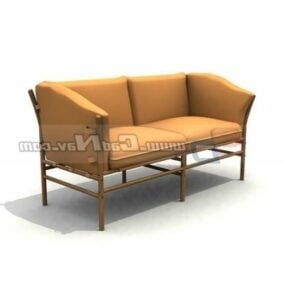 Cushion Furniture Couch Loveseat Sofa 3d model