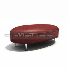 Interior Furniture Cushion Stool 3d model