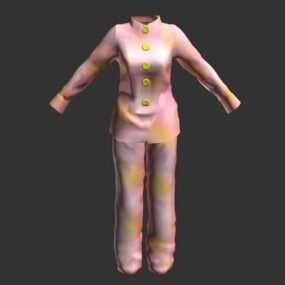 Modische Pyjama-Sets 3D-Modell