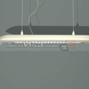 3д модель люминесцентной лампы для дома