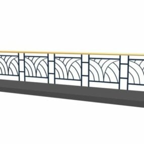 Deck Graspable Handrail 3d model
