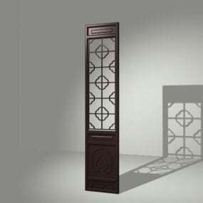 Decoration Wood Panel Room Divider 3d model