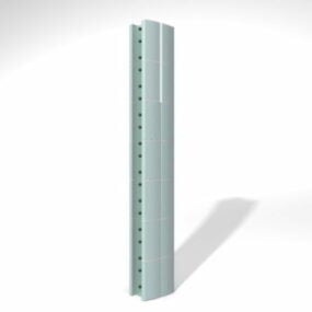 Square Pillar Concrete 3d model
