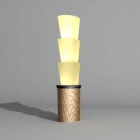 Colonne de lampe de meuble modèle 3D