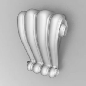 Home Decorative Plaster Corbel 3d model