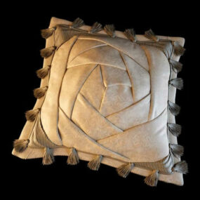Antiek zijden kussen 3D-model