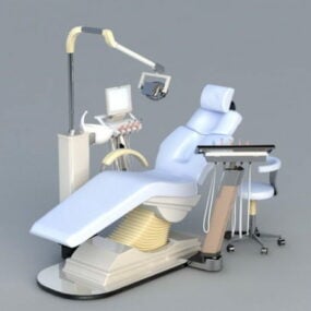 Model 3D fotela dentystycznego szpitalnego
