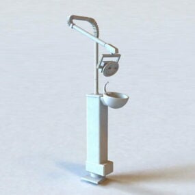 Modelo 3d de equipamento de consultório odontológico hospitalar