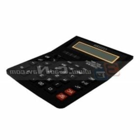 Model 3d Kalkulator Atas Meja Pejabat