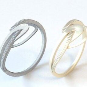 Jewelry Diamond Anniversary Ring 3d model