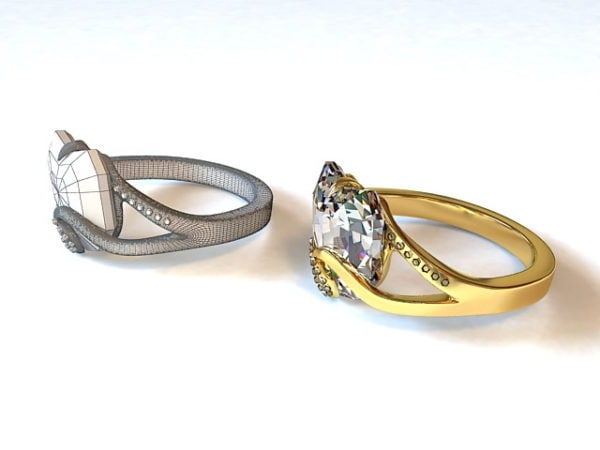 Smykker Diamond Wedding Ring