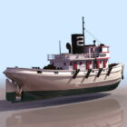 20th Century Diesel Tug Boat