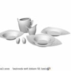 Dinnerware Porcelain Material Set
