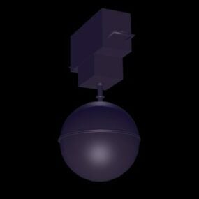 Mirror Sphere Spotlight Lighting 3d model