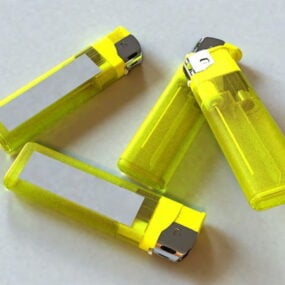 Household Disposable Lighter 3d model