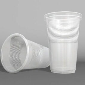 Kitchen Disposable Plastic Cups 3d model