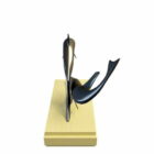 Dolphin άγαλμα γραφείο διακόσμηση