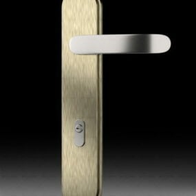 3д модель фурнитуры для домашнего дверного замка