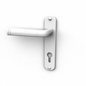 Zestaw zamków klamek do drzwi domowych Model 3D
