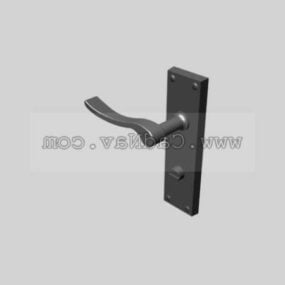 Metal House Door Lock Handle 3d model