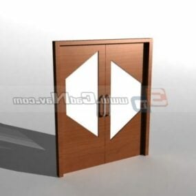 Acting Sliding Door Design 3d model