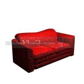 Double Divan Sofa Chair 3d model