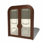 Double Front Door Furniture With Glass